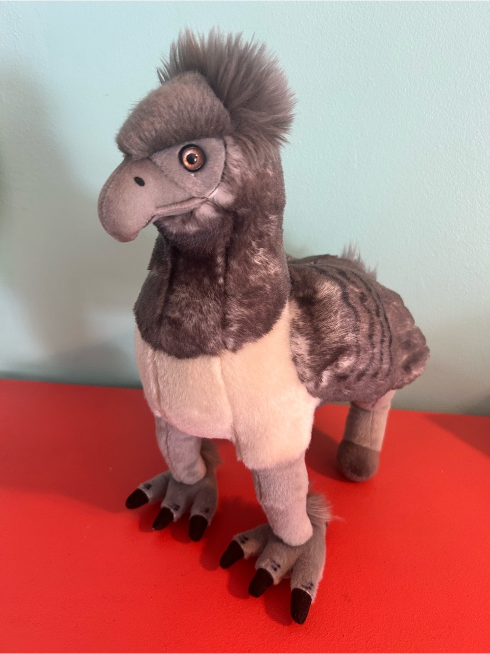 Wizarding World Of Harry Potter Gray Bird Stuffed Buckbeak Hippogriff 9” Plush